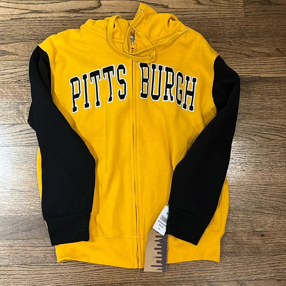 Pittsburgh zip up sweatshirt with hood